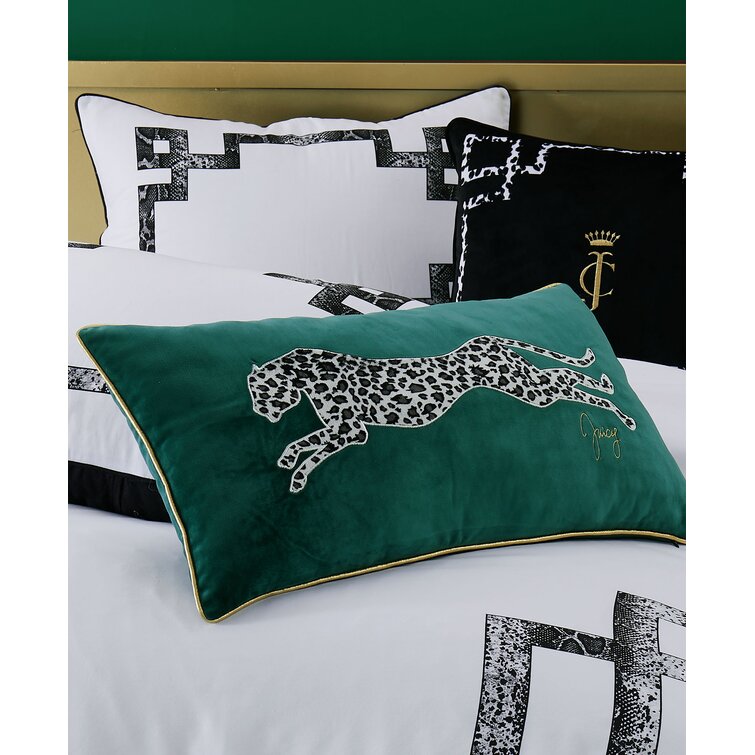 Cheetah discount velvet pillow